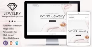 Jewelry Responsive WordPress Theme 3.2.0 GPL Theme