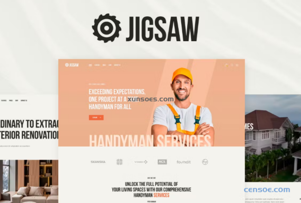 Jigsaw – Building Construction WordPress Theme 1.0.0 GPL Theme