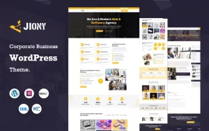 Jiony Multipurpose Corporate Business WordPress Theme 1.0.0 GPL Theme