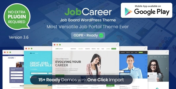 JobCareer 5.0 GPL Theme 1 JobCareer 5.0 GPL Theme