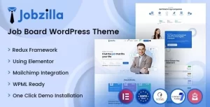 JobZilla Job Board WordPress Theme 1.6 GPL Theme