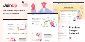 Join Up BuddyPress Community Theme 1.2 GPL Theme