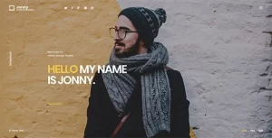 Jonny Personal WordPress Theme 1.1 GPL Theme