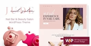 Jude | Nail Bar Beauty Salon WordPress Theme 1.1.2.1 GPL Theme