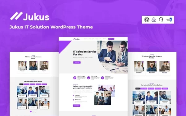 Jukus IT Solution WordPress Theme 1.0.0 GPL Theme