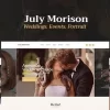 July Morison An Alluring Event Photographers Portfolio Blog WordPress Theme 1.2破解版主题