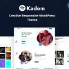 Kadom Creative Responsive WordPress Theme 1.0.0破解版主题