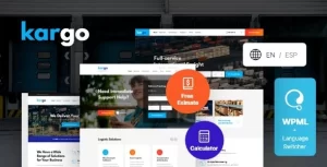 Kargo | Logistics Transportation WordPress Theme 1.1.5 GPL Theme