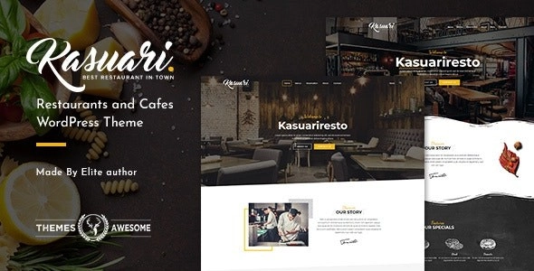 Kasuari | Restaurants and Cafes WordPress Theme 1.4 GPL Theme 1 Kasuari | Restaurants and Cafes WordPress Theme 1.4 GPL Theme