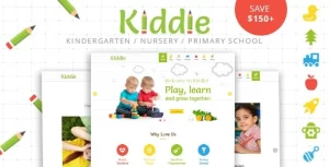 Kiddie Kindergarten WordPress Theme 4.1.4 GPL Theme
