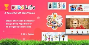 Kids Life | Children WordPress Theme 1.8 GPL Theme