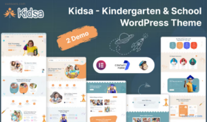 Kidsa – Kindergarten School WordPress Theme 1.0.0 GPL Theme