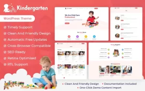 Kindergarten Play School WordPress Theme 1.0.0 GPL Theme