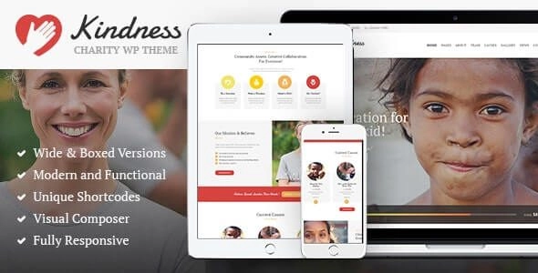 Kindness Non-Profit, Charity Donation Organizations WordPress Theme 1.4.1 GPL Theme 1 Kindness Non-Profit, Charity Donation Organizations WordPress Theme 1.4.1 GPL Theme