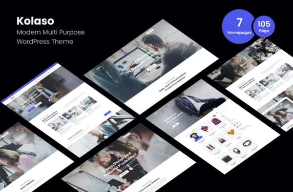 Kolaso Modern Multi-Purpose WordPress Theme 1.4.0 GPL Theme