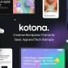 Kotona Software and App Landing Page Theme 1.0.0破解版主题