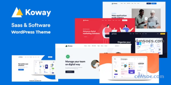 Koway Saas Landing WordPress Theme for Saas Startup + RTL 1.0.2 GPL Theme