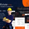 Kriate Industrial Construction Multipurpose WordPress Theme 1.2破解版主题