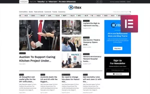 Kritex Corporate News Blog Modern WordPress Elementor Theme WordPress Theme 1.1.0 GPL Theme