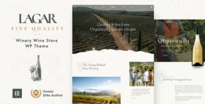 Lagar Winery Wine Shop WordPress 9.1 GPL Theme