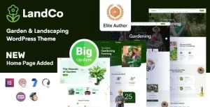 Landco Garden Landscaping WordPress Theme + RTL 1.1.5 GPL Theme