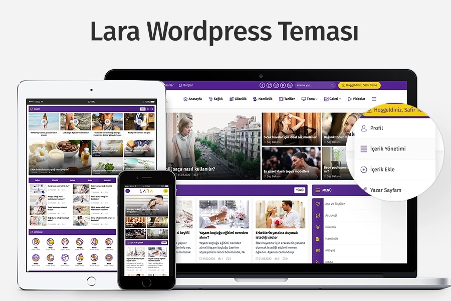 Lara WordPress Theme 2.4.1 GPL Theme 1 Lara WordPress Theme 2.4.1 GPL Theme