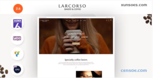 Larcorso Coffee Shop WooCommerce Theme 2.0 GPL Theme