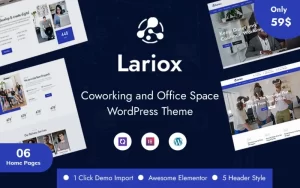Lariox Corporate and Business WordPress Theme 1.0.0 GPL Theme