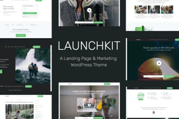 Launchkit Landing Page Marketing WordPress Theme 1.1.23 GPL Theme