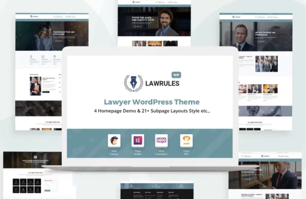 Lawrules | Lawyer WordPress Theme 1.3 GPL Theme