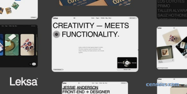 Leksa – Creative Portfolio Showcase Theme 1.0.0 GPL Theme