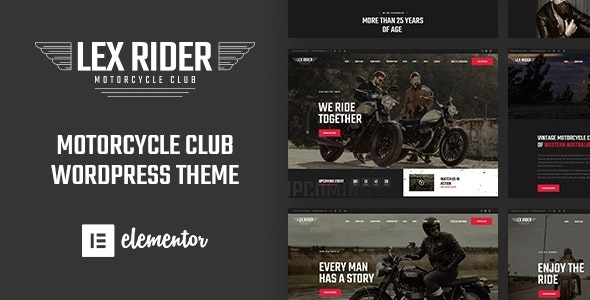 LexRider Motorcycle Club WordPress Theme 1.6.3 GPL Theme 1 LexRider Motorcycle Club WordPress Theme 1.6.3 GPL Theme