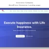 Life Insurance Сompany Landing page with Blog Elementor WordPress Theme 1.1破解版主题