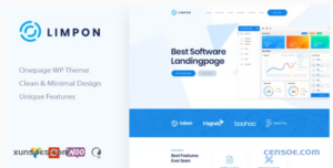 Limpon Software App Landing WordPress Theme 1.1.3 GPL Theme