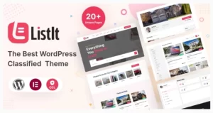 ListIt – Clasified WordPress Theme 1.6 GPL Theme