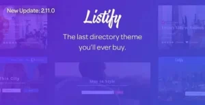 Listify 3.1.7 GPL Theme