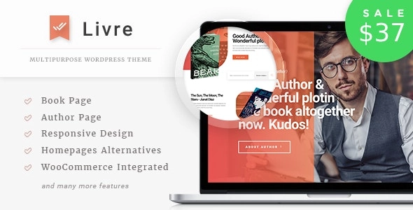 Livre WooCommerce Theme For Book Store 2.0.1 GPL Theme