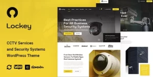 Lockey CCTV and Security Systems WordPress Theme 1.0.6 GPL Theme