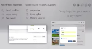 Login lightbox wordpress easy login / register w 1.00 GPL Plugins