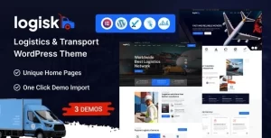 Logisk Transport Logistics WordPress Theme 1.0.1 GPL Theme