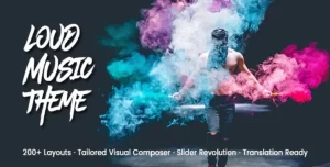 Loud A Modern WordPress Theme for the Music Industry 2.1.9 GPL Theme