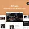Lowgo Attorney Law Lawyer WordPress Theme 1.0.2破解版主题