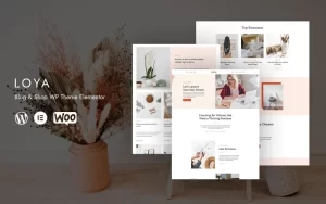 Loya Blog Shop WP Theme Elementor WordPress Theme 1.0.0 GPL Theme