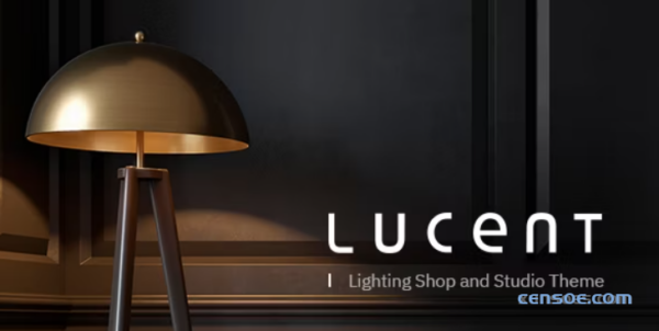 Lucent Lighting Shop Theme 1.0.1 GPL Theme