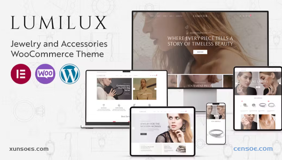 Lumilux Jewelry and Accessories WooCommerce Them 1.0.0 GPL Theme 1 Lumilux Jewelry and Accessories WooCommerce Them 1.0.0 GPL Theme