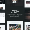 Lydia Photography Magazine WordPress Theme 1.1.9破解版主题