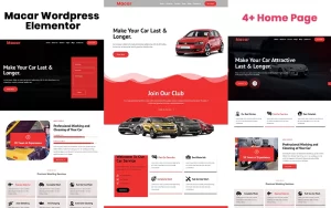 Macar Car Wash And Repair WordPress Theme 1.0.0 GPL Theme