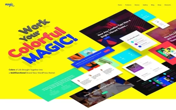 Magic Multipurpose Creative WordPress Theme 1.0.2 GPL Theme