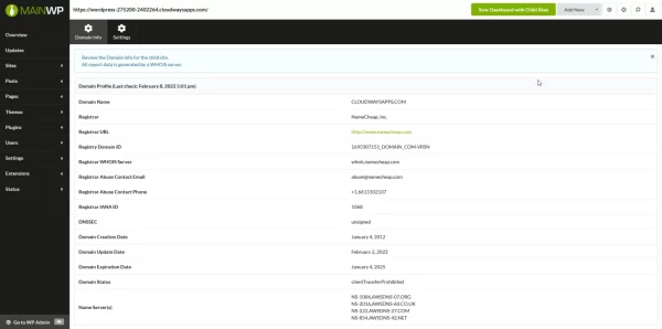 MainWP Domain Monitor Extension 5.0.3 GPL Plugins