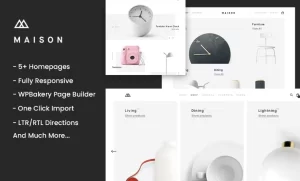 Maison Minimalist eCommerce WordPress Theme 1.26 GPL Theme
